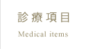 診療項目 Medical items